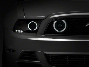 Raxiom Fog Lights Ford Mustang GT (2013-2014) [CCFL Halo] Smoked Lenses