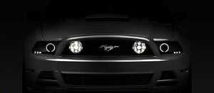 Raxiom Fog Lights Ford Mustang GT (2013-2014) [CCFL Halo] Smoked Lenses