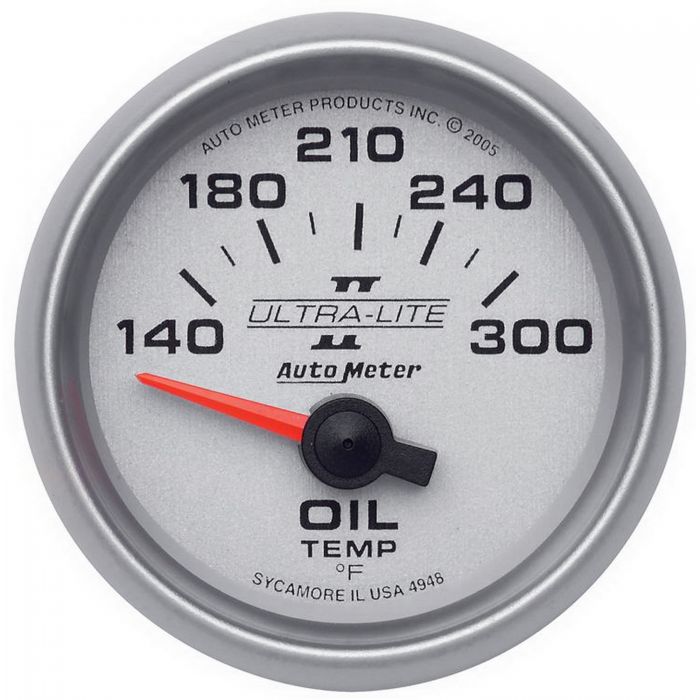 102.21 Autometer Ultra-Lite Series Air-Core Oil Temperature Gauge (2-1/16