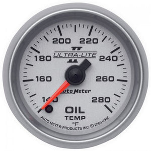 209.01 Autometer Ultra-Lite II Series Stepper Motor Oil Temperature Gauge (2-1/16") 4956 - Redline360