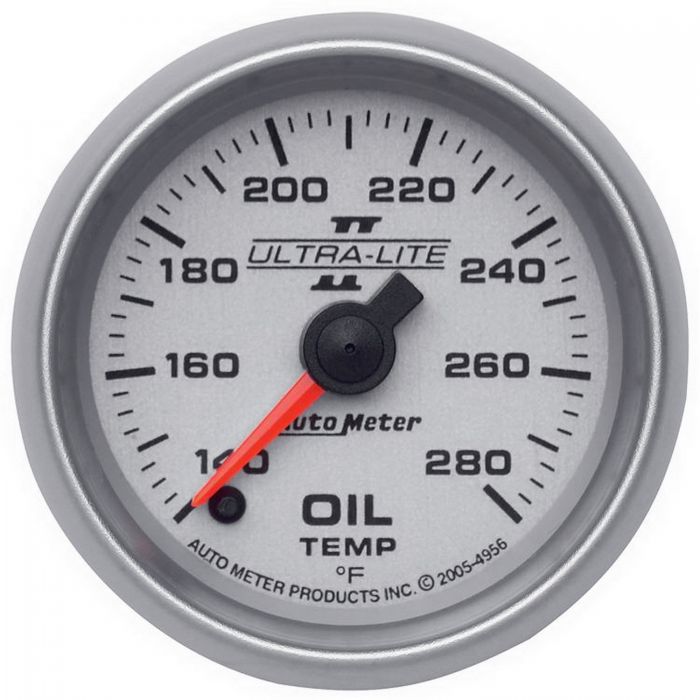 209.01 Autometer Ultra-Lite II Series Stepper Motor Oil Temperature Gauge (2-1/16