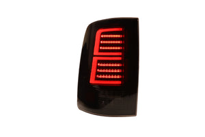 Winjet LED Tail Lights Dodge Ram (09-18) [Sequential] Black/Clear / Glossy Black/Clear / Black/Smoke