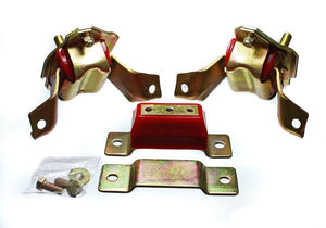 239.12 Energy Suspension Motor & Transmission Mount Set Ford Mustang (84-95) Red or Black - Redline360