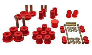 122.21 Energy Suspension Hyper-Flex Bushing Set Ford Mustang (67-73) Black or Red - Redline360