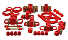 Load image into Gallery viewer, Energy Suspension Hyper-Flex Master Bushing Set Ford Mustang [No Transmission Mount] (94-98) Red or Black - Red Alternate Image