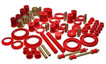 Load image into Gallery viewer, Energy Suspension Hyper-Flex Master Bushing Set Ford Mustang [No Transmission Mount] (85-93) Red or Black - Red Alternate Image