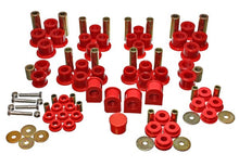 Load image into Gallery viewer, Energy Suspension Hyper-Flex Master Bushing Set Ford F250 Super Duty (99-04) Black or Red - Red Alternate Image