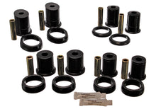 Load image into Gallery viewer, Energy Suspension Rear Differential Bushings w/ Thrust Washer Ford Mustang (79-98) Red or Black - Black Alternate Image