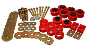 230.99 Energy Suspension Body Cab Mount Set Ford F150 (97-03) Red or Black - Redline360