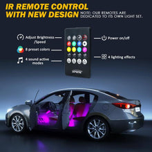 Load image into Gallery viewer, 26.99 Xprite 4PC Celestial Series Bluetooth and Remote Control RGB LED Interior Car Light Set - DL-IL-G4 - Redline360 Alternate Image