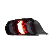 Load image into Gallery viewer, Winjet LED Tail Lights Ford Mustang S550 (15-23) Euro Style Clear Lens With Sequential Turn Signals - Gloss Black CTRNG0680 - Gloss Black / Clear Alternate Image