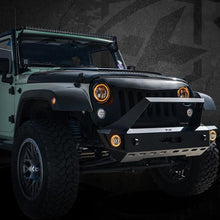 Load image into Gallery viewer, Xprite 4" LED Fog Light Jeep Wrangler JK (2007-2018) Grand Cherokee (2011-2013) w/ RGB Halo - FL-R4IN-RGB - Default Title Alternate Image
