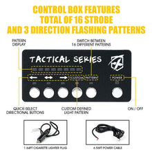 Load image into Gallery viewer, Xprite Tactical 12 Series LED Marker Strobe Lights (set of 8) White-Amber / Amber / Mixed - White-Amber Alternate Image