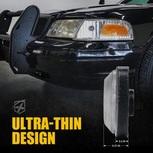 Load image into Gallery viewer, 35.99 Xprite Alert 12 Series 6W Flush Mount Side Marker Emergency Strobe Light - White-Amber / Amber - Redline360 Alternate Image