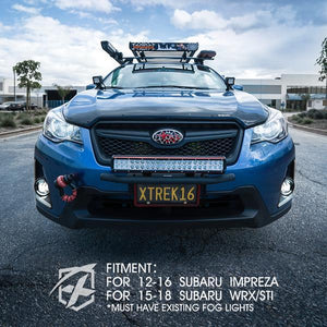 129.99 Xprite LED Fog Lights Subaru Impreza (12-16) WRX/STi (15-18) OverCast Series 4" 60W CREE - Redline360