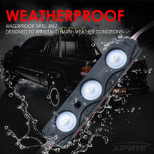 Load image into Gallery viewer, Xprite 8 LED Rock Light Pods Truck Bed Lighting Kit w/ Switch - Blue/Green/Purple/Pink/Red/White/Yellow - Blue Alternate Image