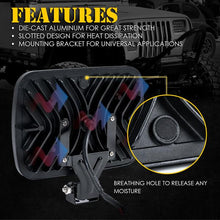 Load image into Gallery viewer, 53.99 Xprite 5X7" LED Headlights Insight Series (with DRL, Hi/Lo Beam) 1pc / 2pc - Redline360 Alternate Image