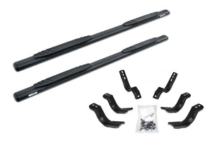 271.95 Go Rhino 4" OE Xtreme Oval Side Steps Nissan Frontier (05-20) Textured Black or Polished - Redline360