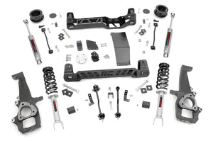 Rough Country Lift Kit Ram 1500 (12-18) 1500 Classic 4WD (19-22) 4" Suspension Lift  Kits w/ Shocks & Struts