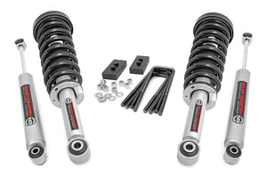 Rough Country Lift Kit Ford F150 2WD/4WD (09-13) 2" Suspension Lift Kits w/ Struts and Shocks