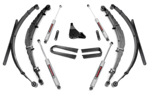 Rough Country Lift Kit Ford F250/F350 Super Duty 4WD (99-04) 4" Suspension Lift Kits w/ or w/o Rear Leaf Springs