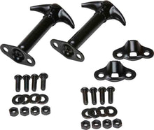 Load image into Gallery viewer, Kentrol Hood Catch Jeep Wrangler CJ/YJ (1955-1995) Pair - Polished or Black - Black Alternate Image