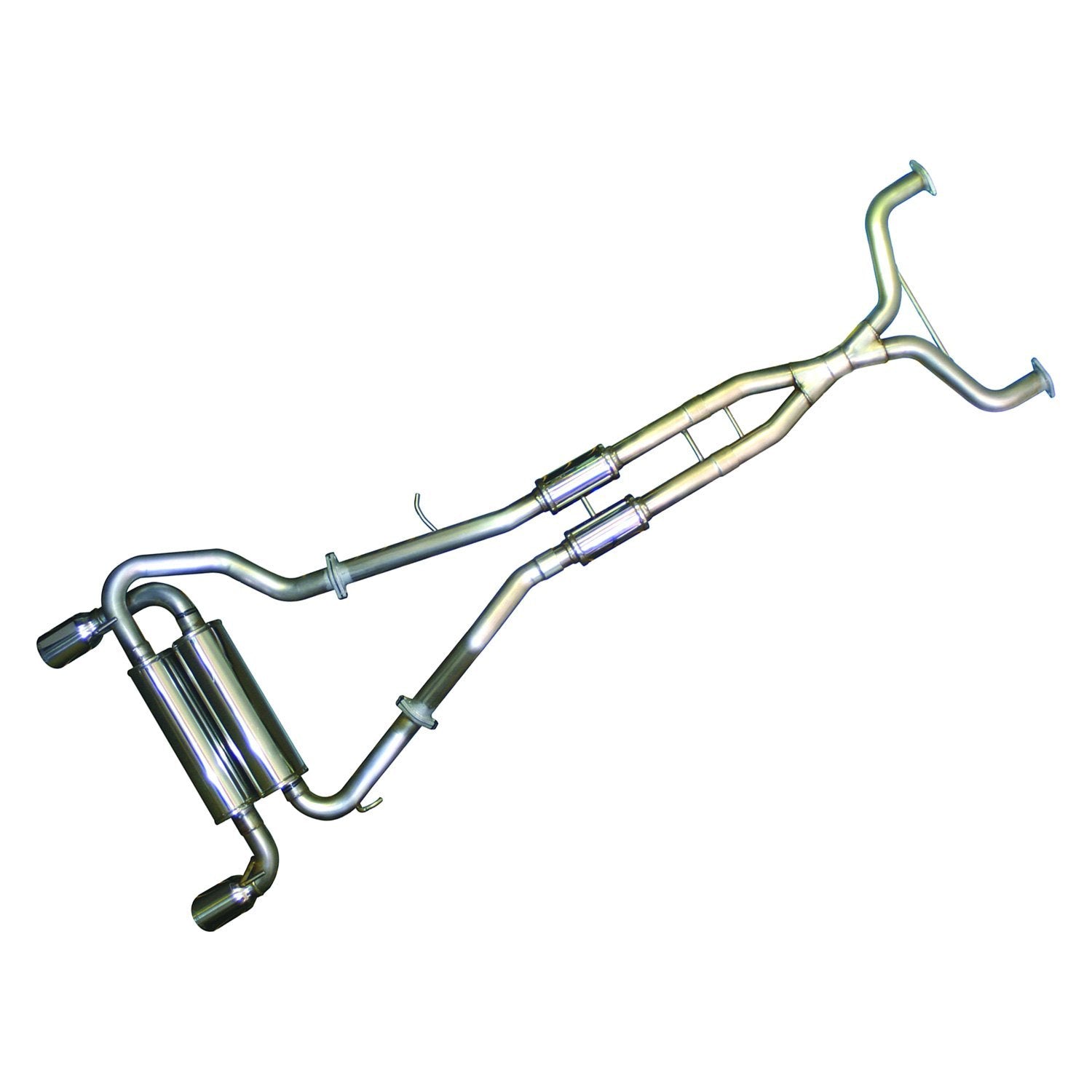 STILLEN Exhaust Nissan 350Z (03-09) Dual Wall Tips - Stainless Catback
