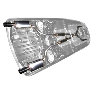 1389.02 STILLEN Exhaust Infiniti G35 Sedan AWD/RWD (07-08) Catback Stainless 504375 - Redline360