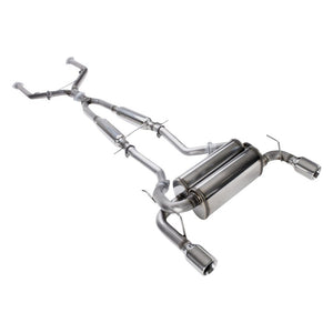 1567.37 STILLEN Exhaust Infiniti G37 Coupe (08-13) Stainless Catback w/ Dual Wall Tips 504402 - Redline360