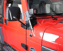 Load image into Gallery viewer, Kentrol Windshield Hinge Jeep Wrangler TJ (1976-2006) Polished or Black Alternate Image