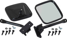 Load image into Gallery viewer, Kentrol Mirror Jeep Wrangler TJ/JK (1997-2018) E-Z Detach - Polished or Black - Black Alternate Image