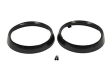 Load image into Gallery viewer, Kentrol Headlight Bezels Jeep Wrangler CJ (1972-1986) Pair - Polished or Black - Black Alternate Image