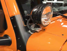 Load image into Gallery viewer, Kentrol Windshield Supports Jeep Wrangler JK (2007-2018) Polished or Black - Polished Alternate Image