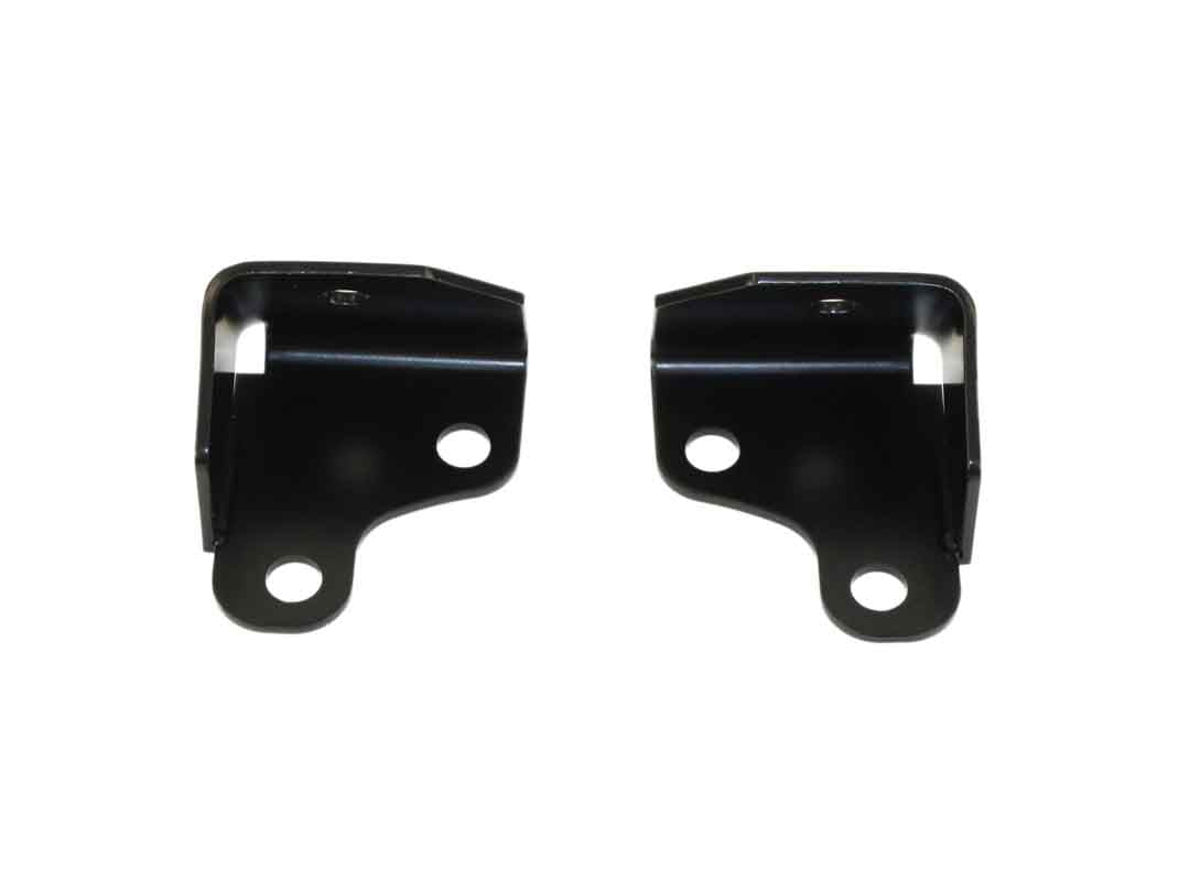 Jeep JK Windshield Supports Pair 07-18 Wrangler JK Polished Silver Kentrol main image 1