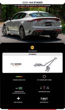 Load image into Gallery viewer, MBRP Exhaust Kia Stinger 3.3T RWD / AWD (22-24) 2.5" Cat-Back, Dual Split Rear / Quad Outlet / Active Exhaust - Default Title Alternate Image