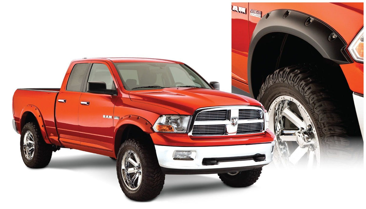 Bushwacker Fender Flares Ram 1500 Non R/T & Rebel (0918) 1500 Classic Redline360