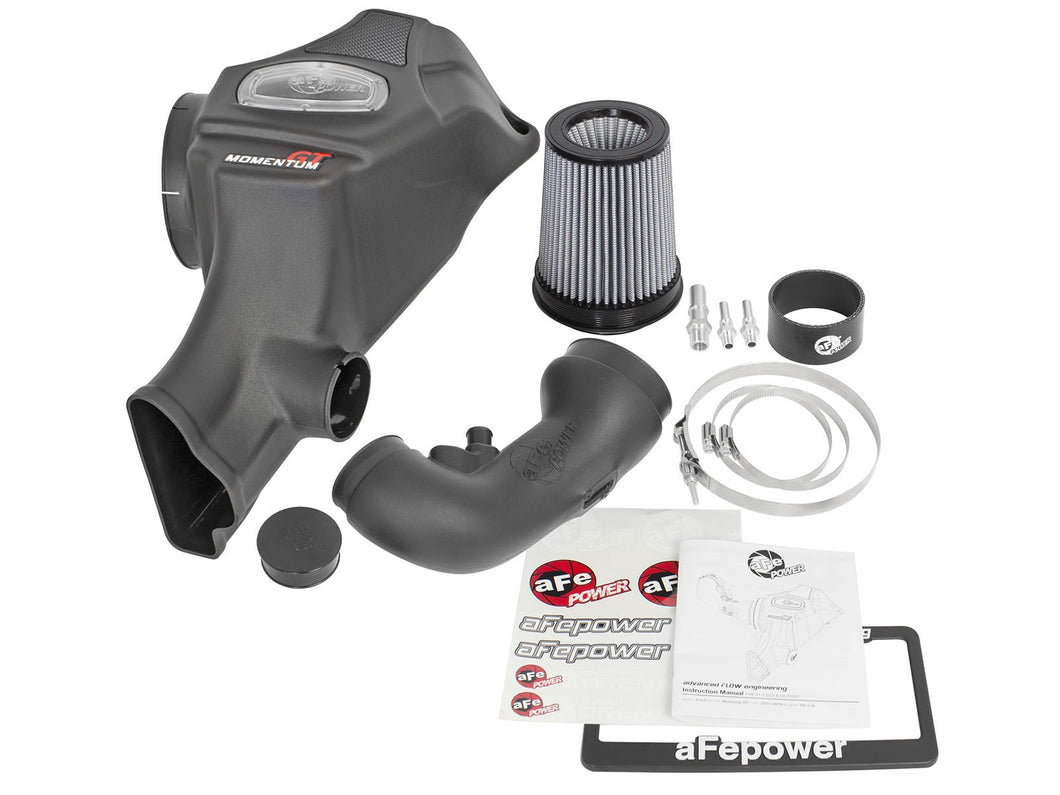 430.35 aFe Momentum GT Cold Air Intake Ford Mustang GT V8-5.0L (15-17) Dry or Oiled Air Filter - Redline360