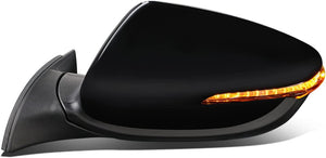 DNA Side Mirror Kia Forte (14-16) [OEM Style / Powered + Heated + Turn Signal Lights + Power Folding] Driver / Passenger Side