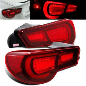 517.75 Buddy Club Tail Lights FRS/BRZ/86 (13-21) LED JDM Toms Style - Red - Redline360
