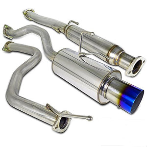 159.50 Spec-D Tuning Exhaust Honda Civic Coupe/Sedan EG/EK (92-00) Polished or Blue Burnt Tip N1 - Redline360