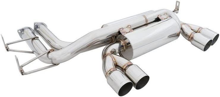 Megan Racing Exhaust BMW M3 E46 (01-06) Polished, Blue Titanium, Black Chrome Tips