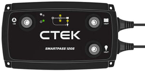 467.99 CTEK Battery Charger - Smartpass 120S Power Management for Starter & Service Batteries - 40-289 - Redline360