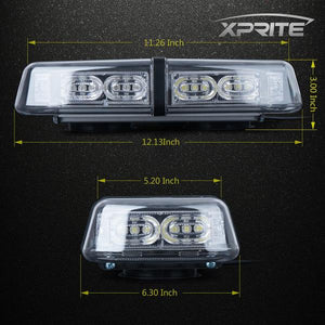 53.99 Xprite Gamma Series 18W LED Rooftop Strobe Light with Magnetic Base - Multiple Color Variants - Redline360