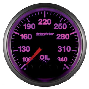 254.34 Autometer Elite Series Stepper Motor Oil Temperature Gauge (2-1/16") 5640 - Redline360