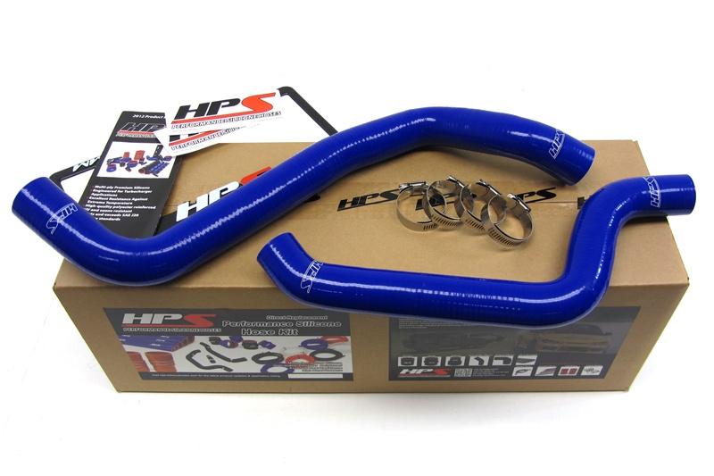 104.50 HPS Silicone Radiator Hoses Dodge Stealth DOHC NA & Turbo (91-96) Red / Blue / Black - Redline360