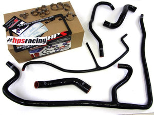 332.50 HPS Silicone Radiator + Heater Hoses Corvette LS3 C6 6.2L V8 [Except ZR1] (09-13) Red / Blue / Black - Redline360