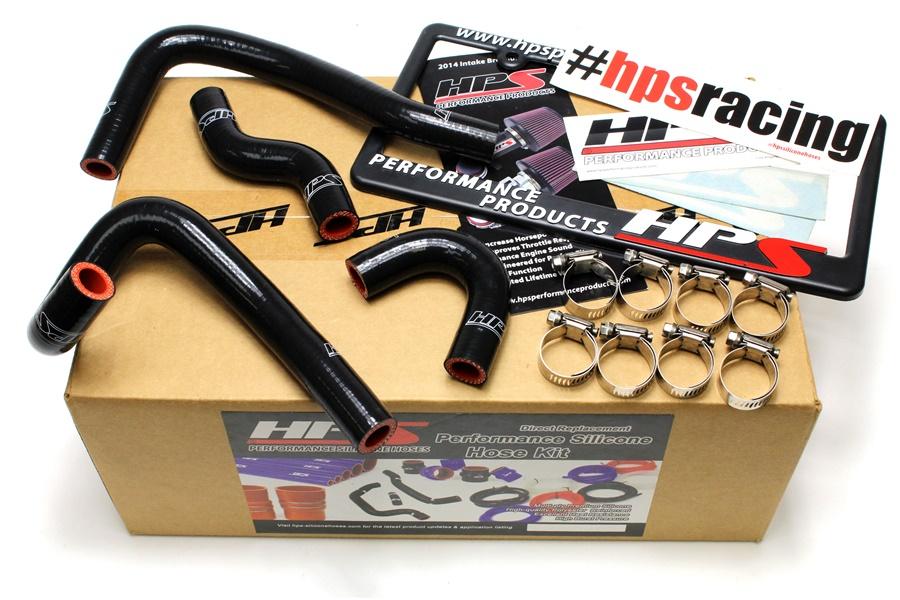 144.00 HPS Silicone Heater Hoses Mazda RX7 FD3S (93-95) Red / Blue / Black - Redline360