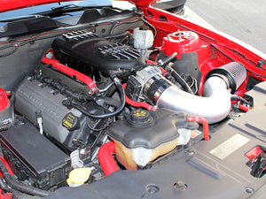 247.00 HPS Silicone Radiator + Heater Hoses Ford Mustang GT 5.0L V8 & Boss 302 (11-14) Red / Blue / Black - Redline360