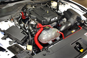 237.50 HPS Silicone Radiator + Heater Hoses Ford Mustang Ecoboost 2.3L (15-19) Red / Blue / Black - Redline360