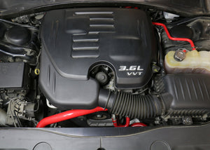 171.00 HPS Silicone Radiator + Heater Hoses Dodge Charger 3.6L V6 (11-17) Red / Blue / Black - Redline360